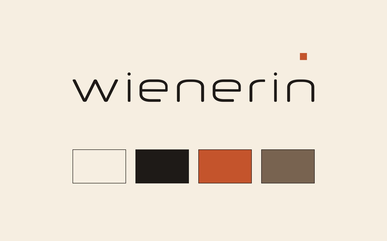 wienerin – brand style guide, logo and colours
